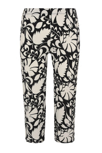 Trousers 7/8 PAISLEY FLOWER - white - #4