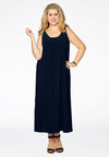 Dress long puckered DOLCE - blue - #1