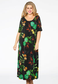 Maxi Dress TROPICAL - white - #2