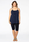 Singlet flare spaghetti DOLCE - blue