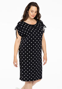 Dress shoulderstring DOTS - black - #2