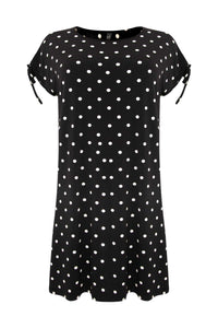 Dress shoulderstring DOTS - black - #4