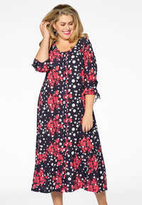 Dress ruffle FLORI DOT - blue - #2