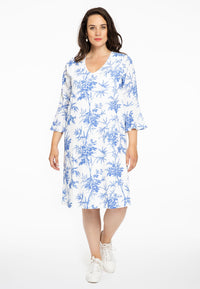 Dress ruffled BAMBOO - white - #2