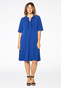 Dress ruffled DOLCE - blue - #1