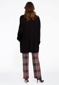 Pullover wide high neck - black - #3