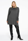 Pullover wide high neck - grey