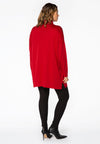 Pullover wide high neck - red - #3