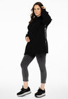 Pullover text trim - black - #2
