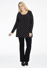 Tunic Flare DOTS - black - #1