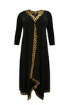 Dress pointy LEOPARD - black - #1