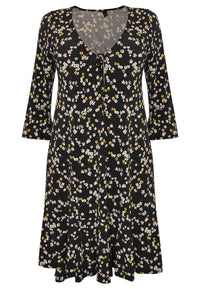 Cardigan ruffled DAISY - black - #4