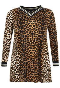 Sweatshirt LEOPARD - brown - #4