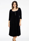 Dress double layer DOLCE - black - #1