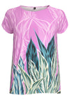 Shirt cap sleeves AMAZONIA - pink - #4
