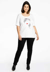 T-Shirt relax 'female figure' - white - #1