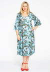 Dress wide sleeves PAPILLON - blue - #1
