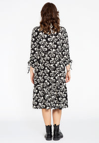 Dress with bows WILLOW - black - #3