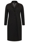 Long blazer PINSTRIPE - black - #4