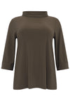 Shirt A-line turtle neck DOLCE - light green - #4