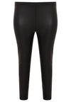 Leggings with coating - black - #4