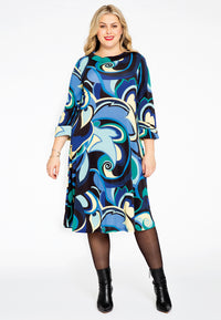 Dress wide collar FUNK - black - #2