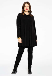 Tunic wide bottom knot detail DOLCE - black - #2