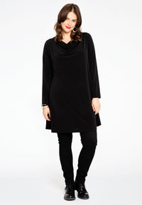 Tunic waterfall DOLCE - black - #1