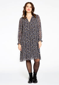 Dress Aline smock CHEETAH - grey - #1