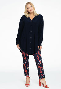 Blouse wide DOLCE - blue - #1