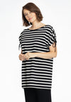 Tunic shoulder strings BRETON - black - #1
