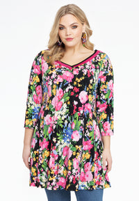 Tunic wide bottom DIANA - black - #2