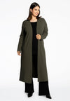 Cardigan long diagonal - Vert