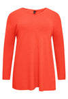 Pull v-neck cashmere - orange - #4