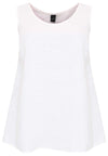 Singlet flare LINEN - white - #4