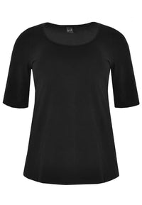 T-shirt COTTON - black - #4