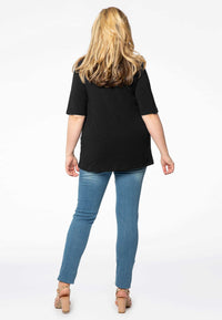 T-shirt COTTON - black - #3