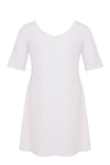 Tunic wide bottom VISCOSE - white - #3