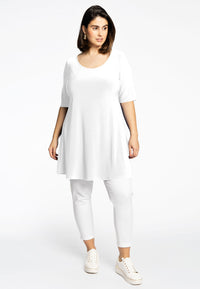 Tunic wide bottom DOLCE - white - #1