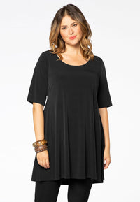 Tunic wide bottom DOLCE - black - #1