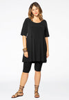 Tunic wide bottom DOLCE - black