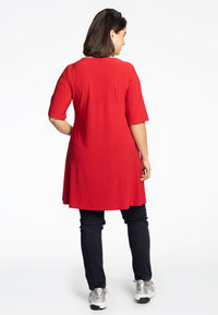 Tunic wide bottom DOLCE - red - #3