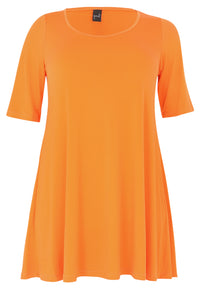 Tunic wide bottom DOLCE - orange - #4