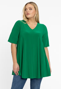Tunic Swing short sleeve DOLCE - green - #1