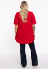 Tunic Swing short sleeve DOLCE - red - #3