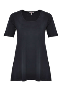 Tunic flare COTTON - blue - #4