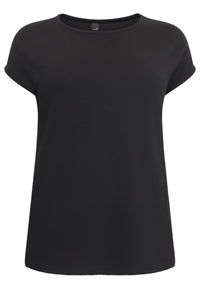 T-Shirt wide DIAGONAL - black - #4