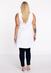 Singlet wide bottom VISCOSE - white - #3