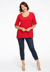 Shirt a-line bl.l. dolce - Rouge