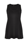 Singlet flare VISCOSE - black - #4
